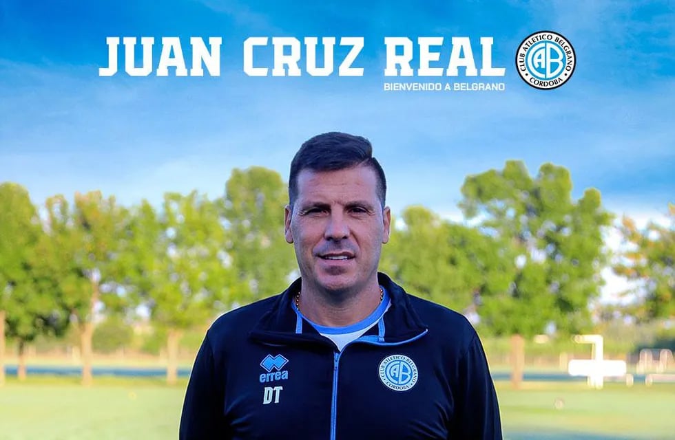 Juan Cruz Real fue anunciado por Belgrano como reemplazo de Guillermo Farré.