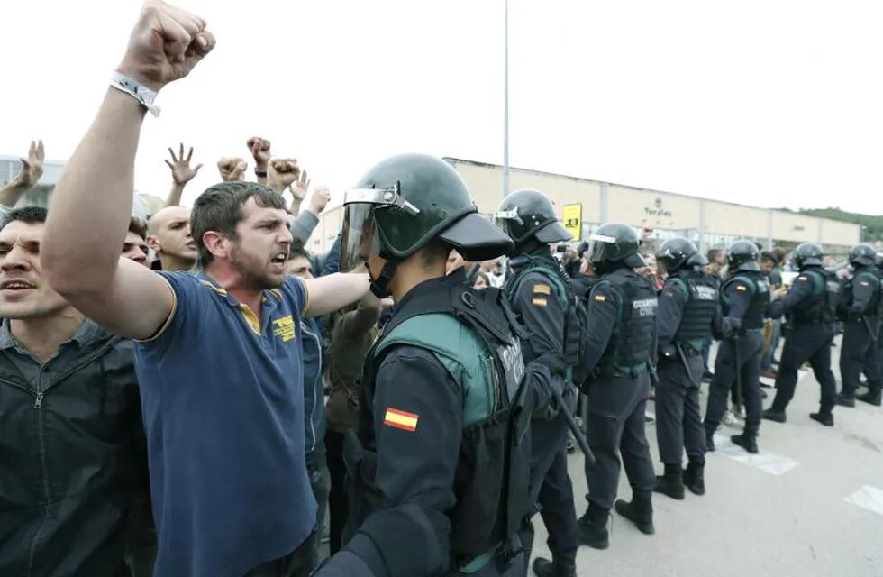 Incidentes en Cataluña. (EFE)