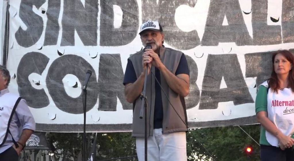 Eduardo Belliboni, vocero del Polo Obrero aseguró que no buscan "escalar" en la protesta.