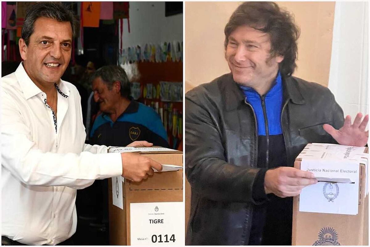 Elecciones 2023: Sergio Massa y Javier Milei irán a un balotaje en Argentina