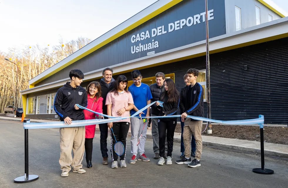 Inauguraron la casa del deporte en Ushuaia