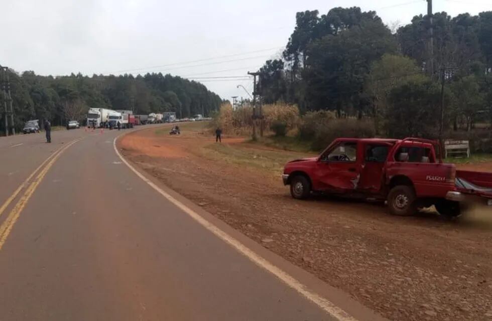 Siniestro vial dejó como saldo un hombre fallecido en Garuhapé.