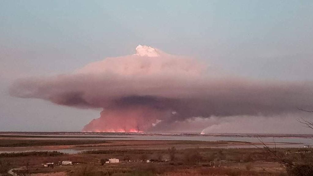 Se registraron nuevos incendios en las islas del Delta del río Paraná.