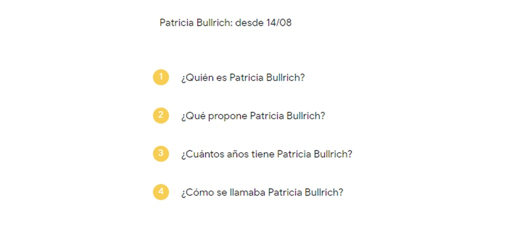 Las 4 preguntas más repetidas por los usuarios en Google Argentina, de acuerdo a la herramienta Google Trends.