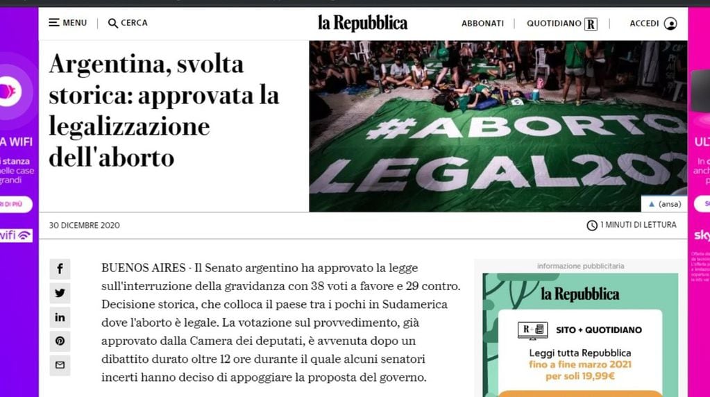 La Repubblica, de Italia