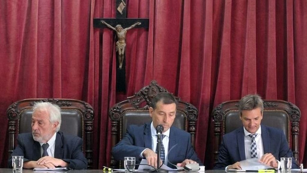 Ernesto Domenech, Andrés Vitali y Santiago Paolini dictaron la absolución (web).