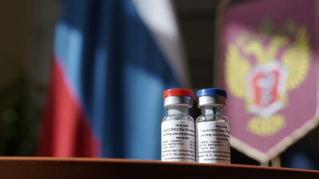 La vacuna desarrollada por Gamaleya research institute. (Foto: Dmitry KURAKIN / Russia's Health Ministry / AFP)