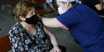 Vacunación a mayores de 70 años contra el Covid en San Rafael