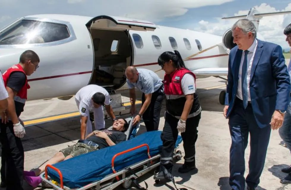 El Gobernador recibió a Vilca en el aeropuerto de Perico, Jujuy