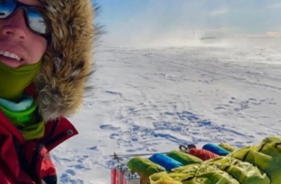 Colin O'Brady, el hombre que cruzó por primera vez la Antártida a pie, solo y sin ayuda. (Instagram)