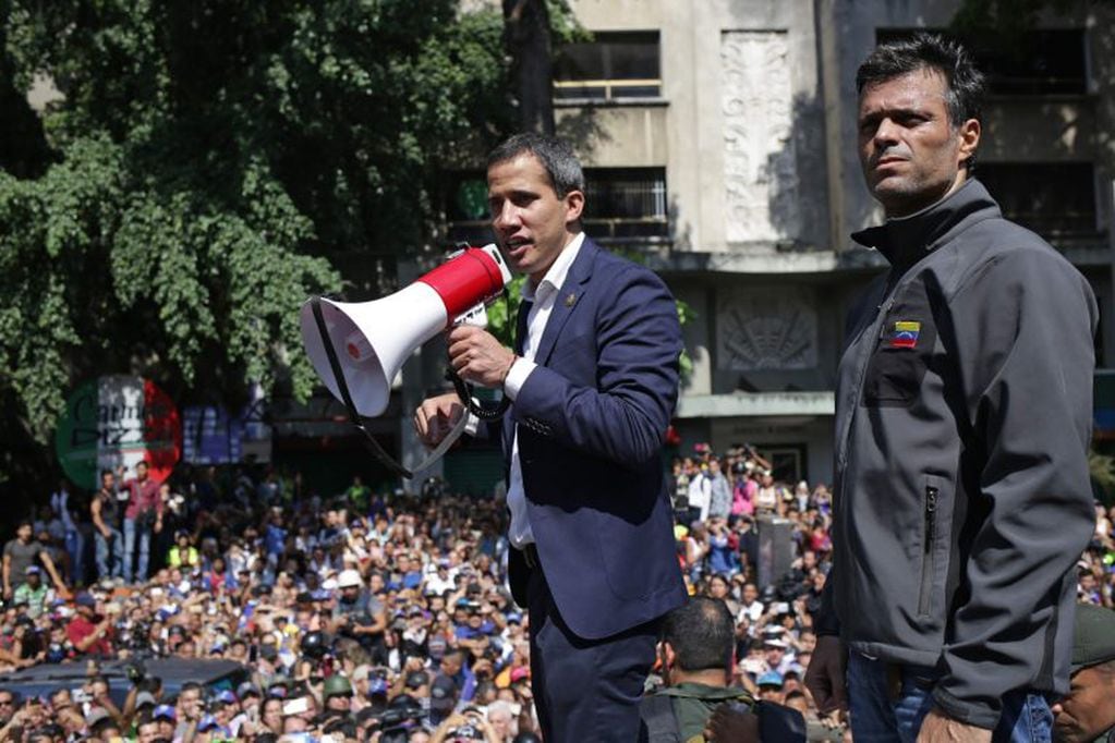 Juan Guaido volvió a convocar a los venezolanos a las calles (Foto: AFP/ Cristian Hernandez)