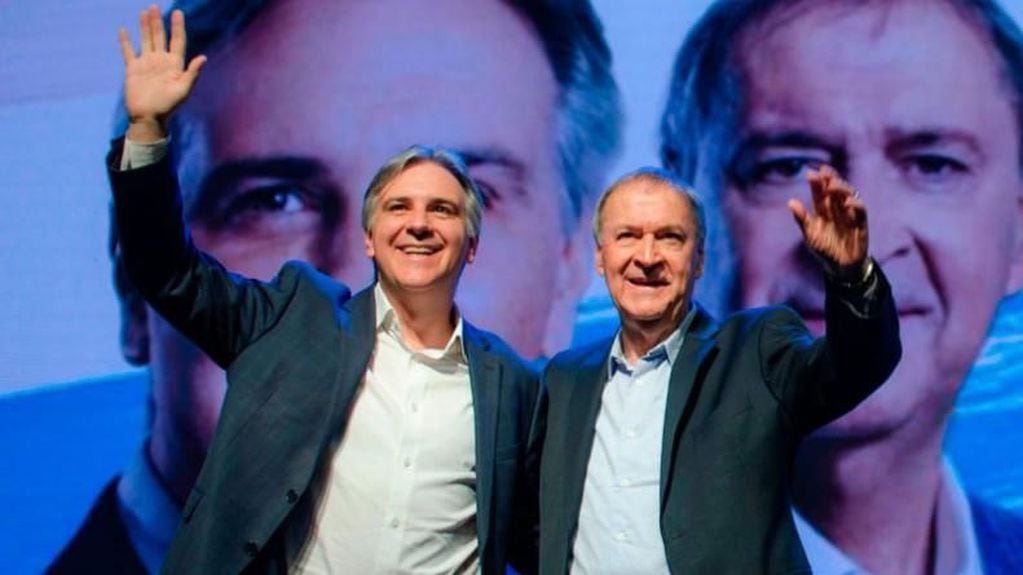 PJ: Martín Llaryora y Juan Schiaretti rumbo a las elecciones 2023. (La Voz)