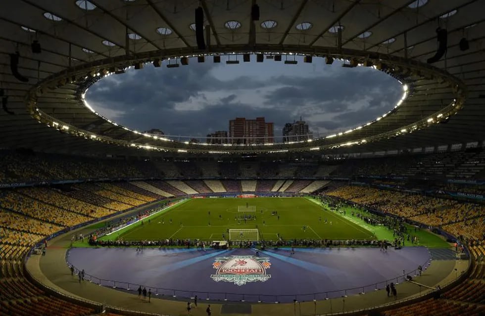 El estadio de Kiev, la sede de la final de la Champions.