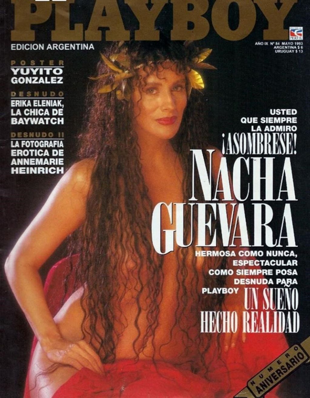 Nacha Guevara fue una de las primeras argentinas que se animaron a participar de esta tapa.