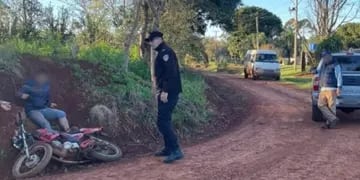 Los Helechos: motociclista resultó herido tras accidentarse con su motocicleta