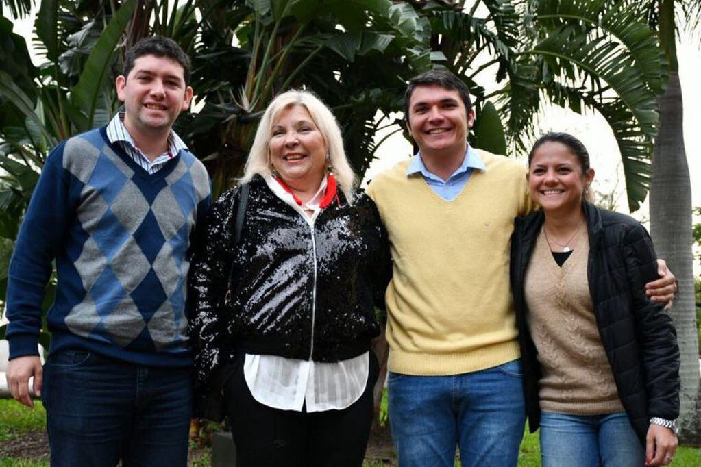 Elisa Carrio pasó por Corrientes para apoyar a las listas de ECO