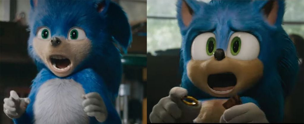 El antes y después de Sonic a pedido de los fans