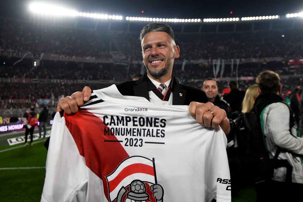 River Plate. El equipo dirigido por el cordobés Martín Demichelis fue campeón del torneo de la Liga Profesional. (AP)