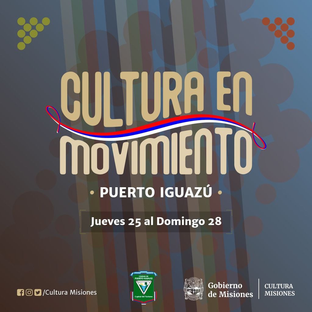 Llega a Puerto Iguazú el programa Cultura en Movimiento
