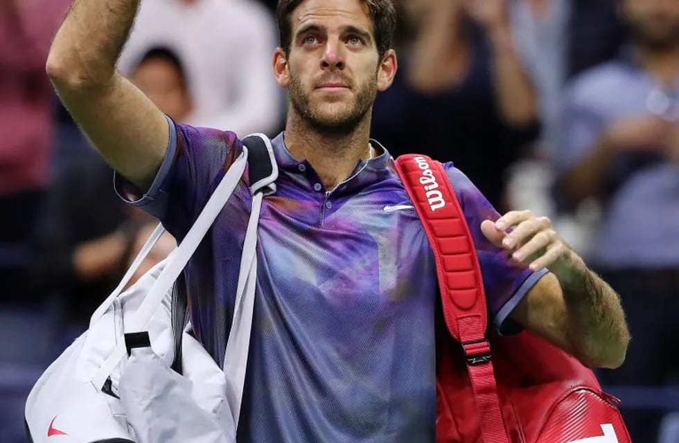 NEW YORK, NY - SEPTEMBER 08: Juan Martin del Potro of Argentina waves to the crowd after being defeated by Rafael Nadal of Spain after their Men's Singles Semifinal match on Day Twelve of the 2017 US Open at the USTA Billie Jean King National Tennis Center on September 8, 2017 in the Flushing neighborhood of the Queens borough of New York City. Rafael Nadal defeated Juan Martin del Potro in the fourth set with a score of 4-6, 6-0, 6-3, 6-2.   Elsa/Getty Images/AFP\n== FOR NEWSPAPERS, INTERNET, TELCOS & TELEVISION USE ONLY ==