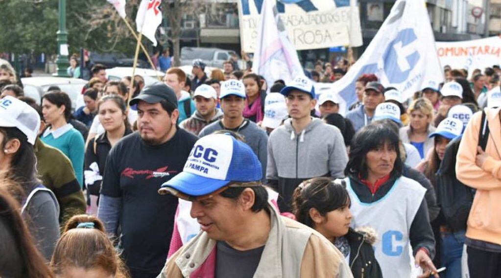Movilización en Santa Rosa (Plan B Noticias)