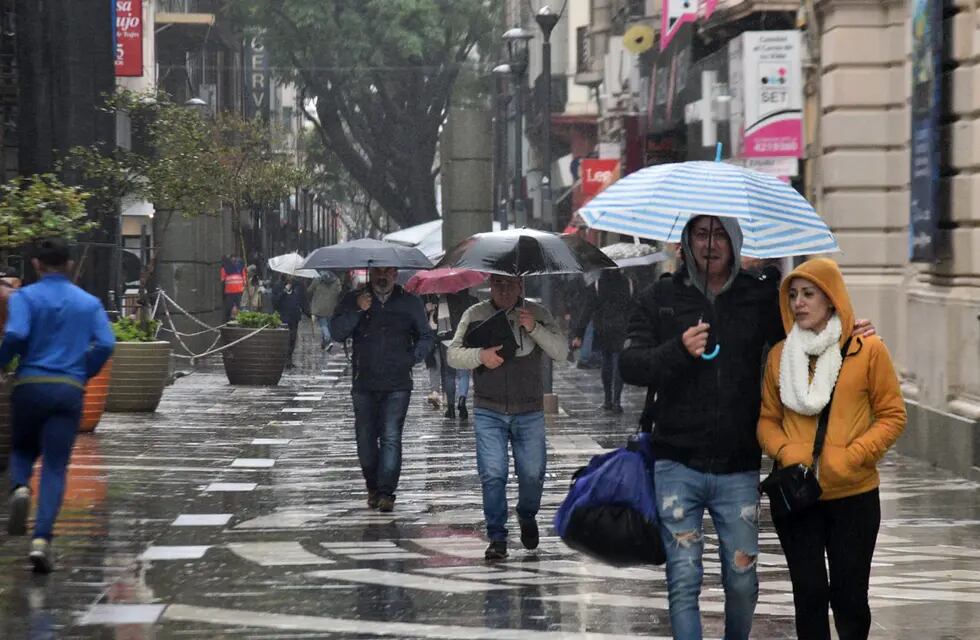 Clima en Córdoba. Lluvias y tormentas en la ciudad. (Pedro Castillo / La Voz)
