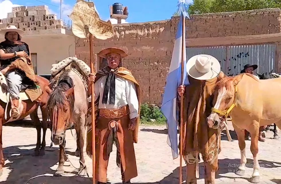 La Marcha Evocativa Patriótica a caballo "General Manuel Eduardo Arias" llegó este miércoles a Humahuaca.