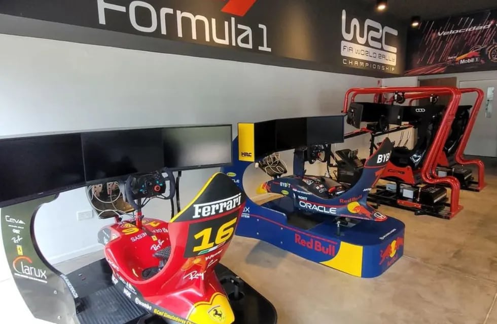 El bar de Córdoba cuenta con simuladores de Rally y Fórmula 1.