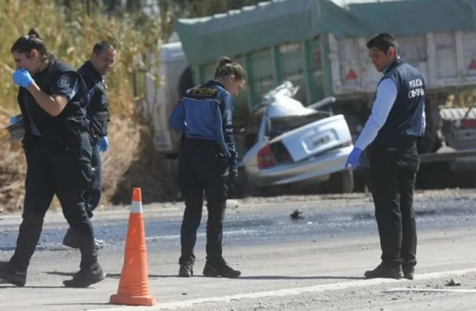 accidente fatal en Mendoza- cinco muertos en Lavalle