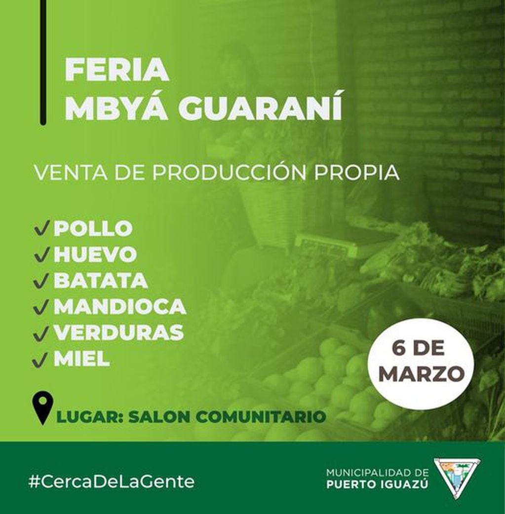 Puerto Iguazú: realizan este fin de semana la Feria Mbya Guaraní