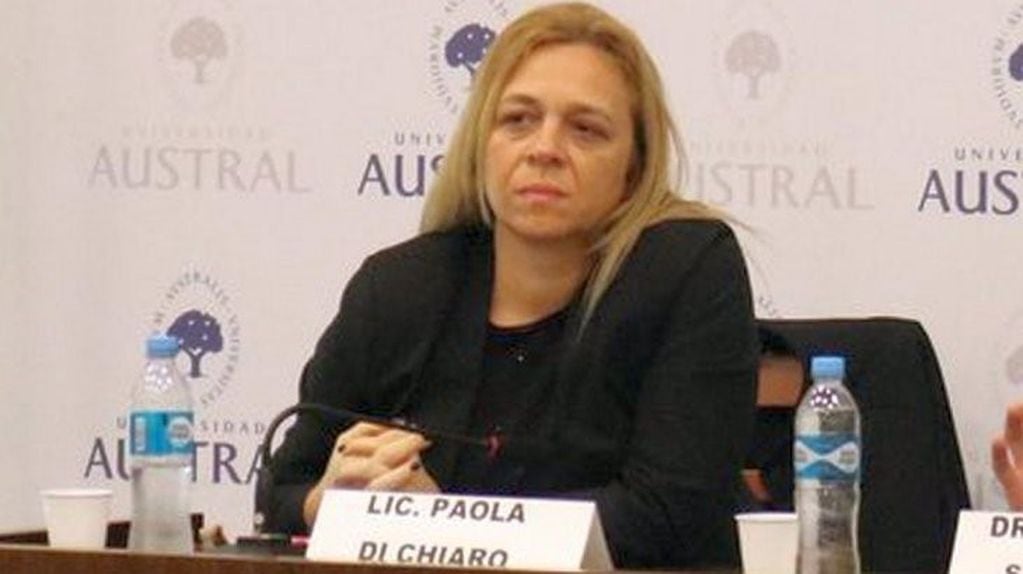 La licenciada en Ciencia Política Paola Di Chiaro, Paola Di Chiaro.