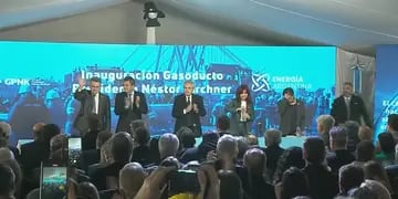 Inauguración Gasoducto Néstor Kirchner
