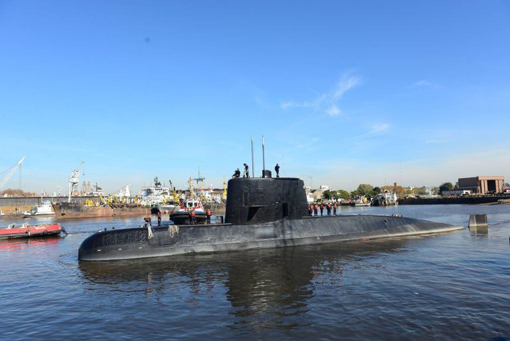 Fotografía facilitada en noviembre de 2017 por la Armada Argentina del submarino ARA San Juan.