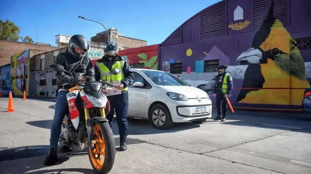 Controles policiales en  Córdoba
