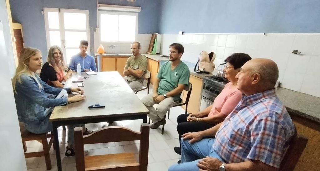 Reunión convocada por la CPA en la sociedad de fomento del barrio Benito Machado de Tres Arroyos