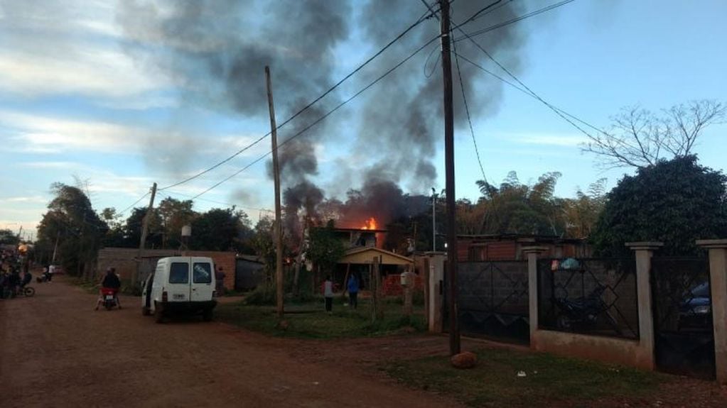 Incendio en Iguazú