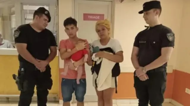 Un bebé fue asistido por policías tras golpearse la cabeza en Posadas