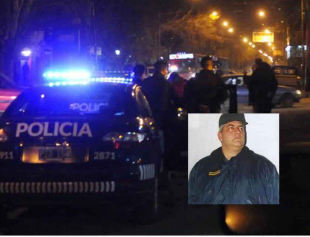 El policía Eduardo Correa quien recibió 10 tiros y murio durante el intento de robo a un blindado en 2008. Archivo Los Andes