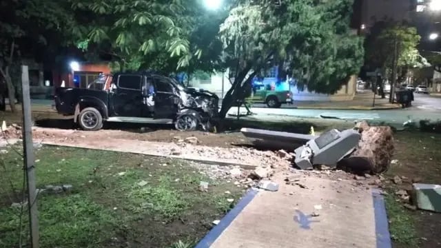 Conductor alcoholizado despistó y chocó en Posadas: no hubo más heridos