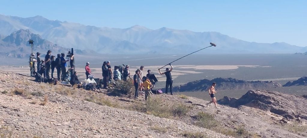 Filmación de la película Papá al rescate en Mendoza