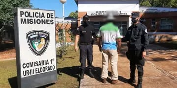 Eldorado: un hombre fue sorprendido robando de una construcción. Policía de Misiones