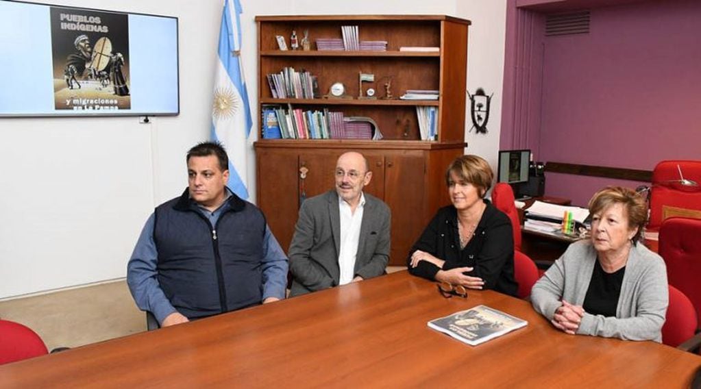 La presentación fue encabezada por la ministra Garello (a la derecha) (Gobierno de La Pampa)