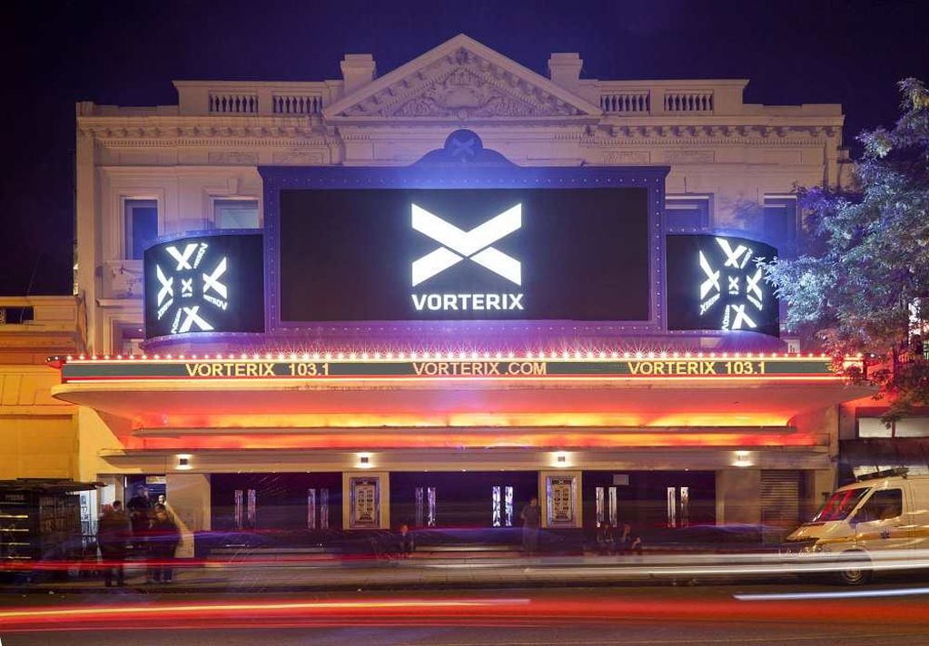 El teatro Vorterix, ubicado en el barrio de Colegiales, tiene capacidad para 1500 personas.