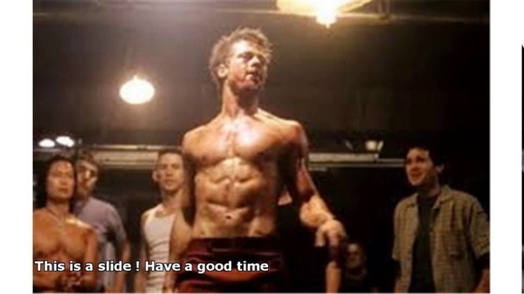 Brad Pitt lució su torso en todo su esplendor durante "El club de la pelea", la película de 1999 dirigida por David Fincher (Foto: Archivo)