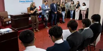 Estudiantes en el Concejo Deliberante - Jujuy