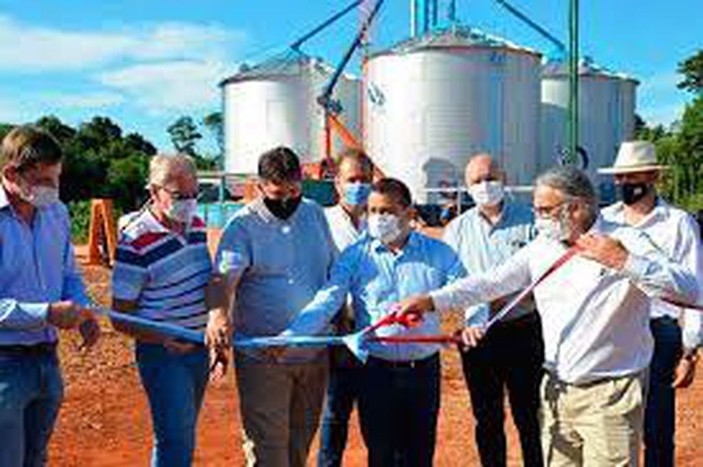 Comandante Andresito: inauguración de silos y una planta procesadora de granos