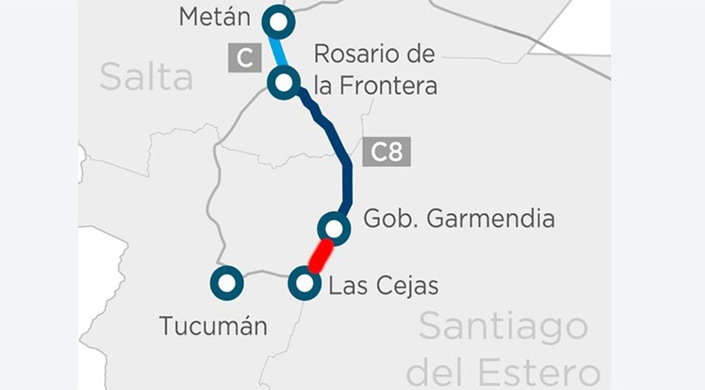 Se renovarán 40 kilómetros de vía en los próximos 12 meses entre la zona de Las Cejas y Garmendia. (Gobierno Tucumán)
