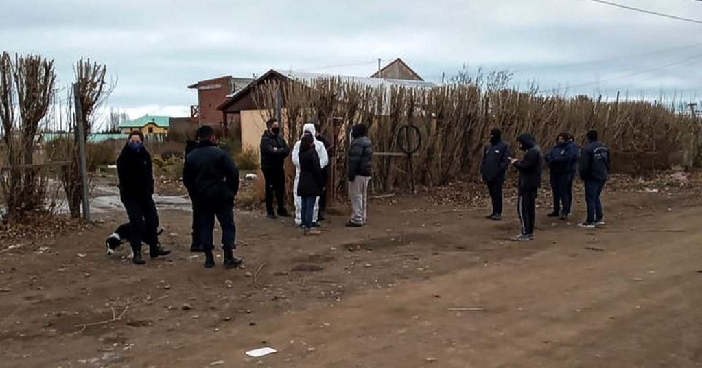 Escena del crimen de Fabián Gutiérrez.