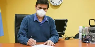 Tras el escandaloso video, el intendente eldoraense Fabio Martínez salió a desmentir la situación