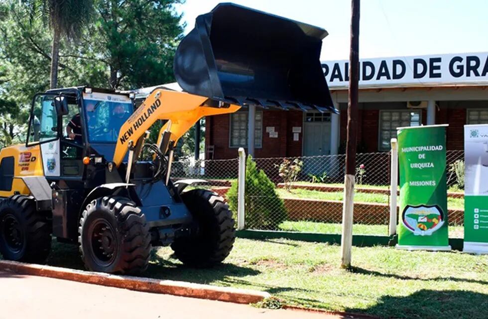 General Urquiza: el municipio adquirió una moderna maquinaria vial